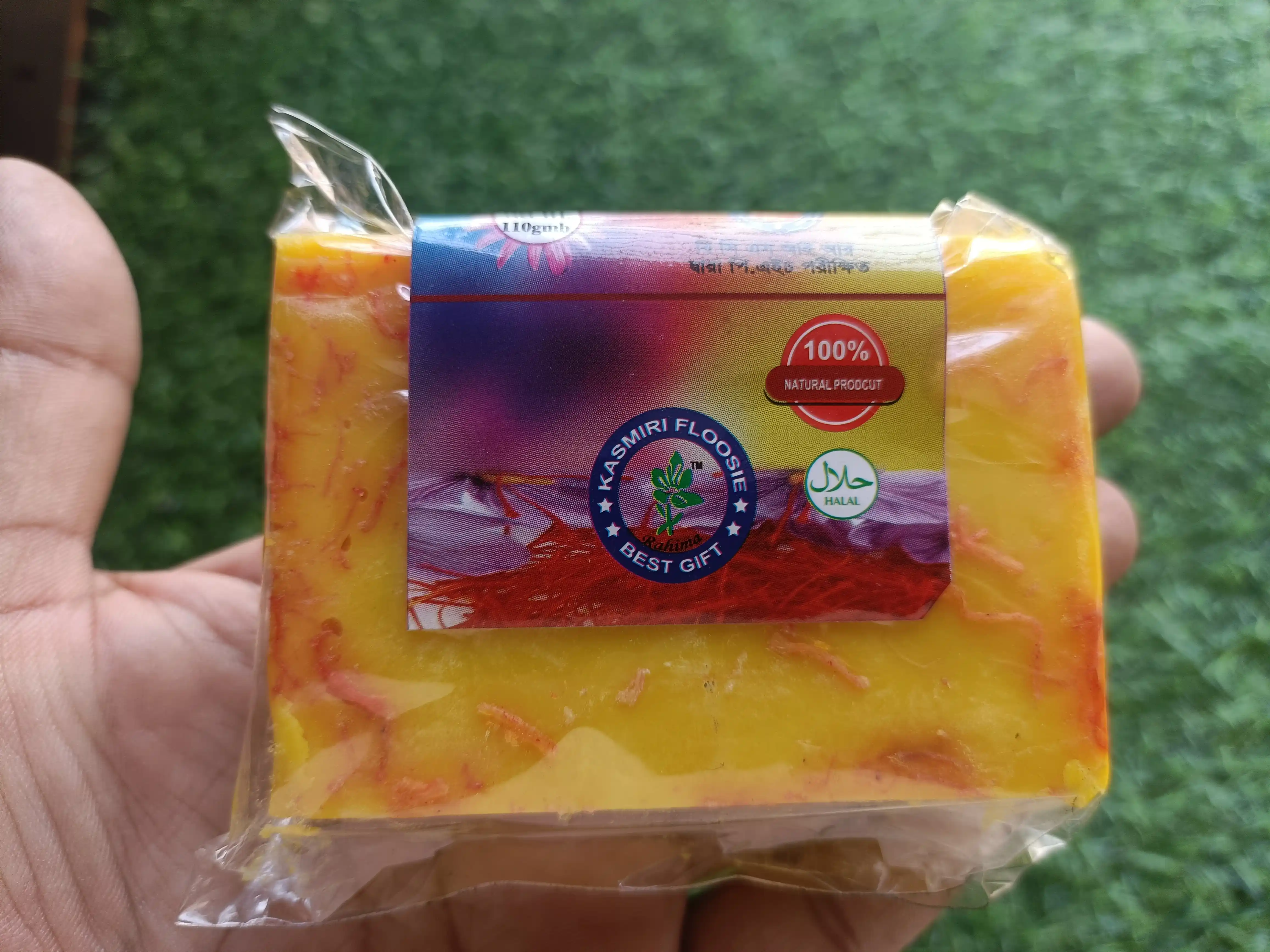 Premium Quality  Saffron Goat Milk Soap with Wooden Box